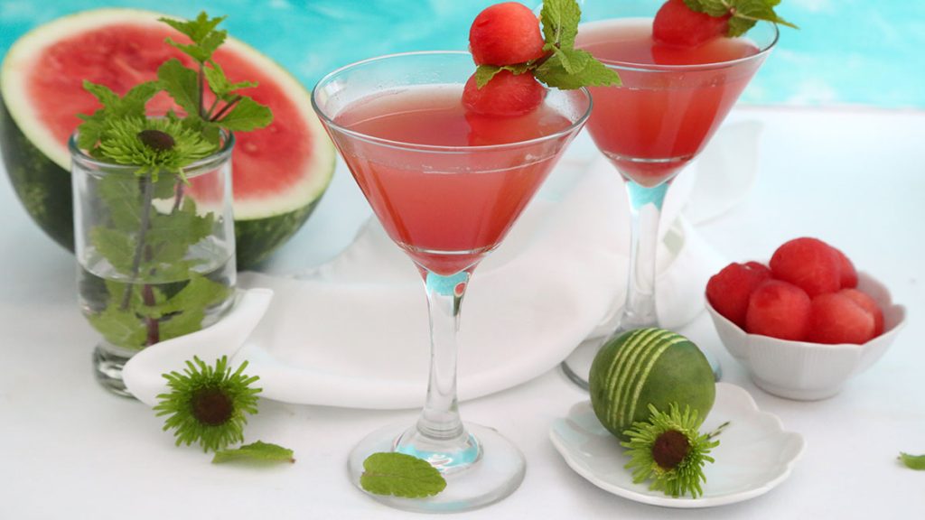 Fresh Watermelon-Mint Gimlet