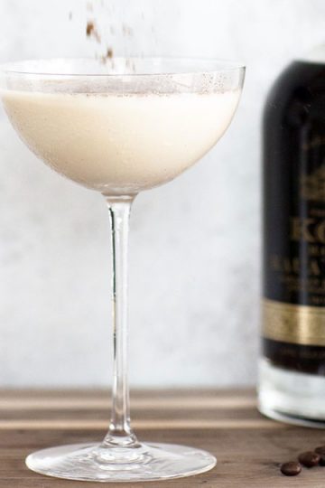 Coconut Coffee Coquito cocktail