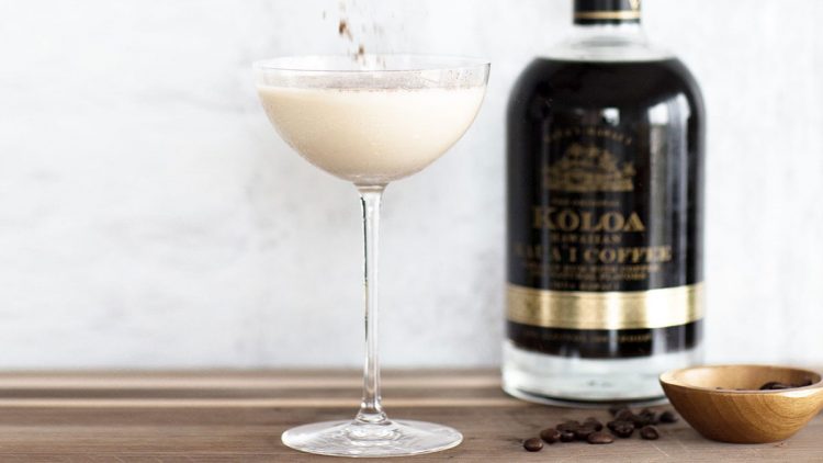 Coconut Coffee Coquito cocktail