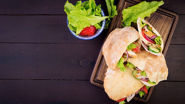 Pita bread Mexican Torta