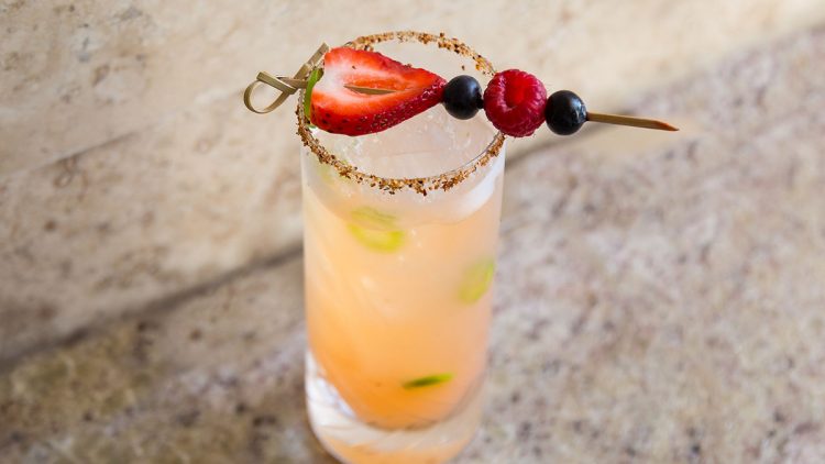 Paloma on Fire cocktail