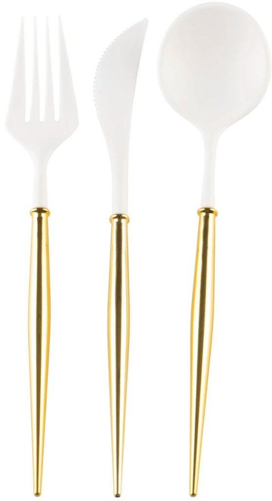Gold Bella Assorted Plastic Cutlery