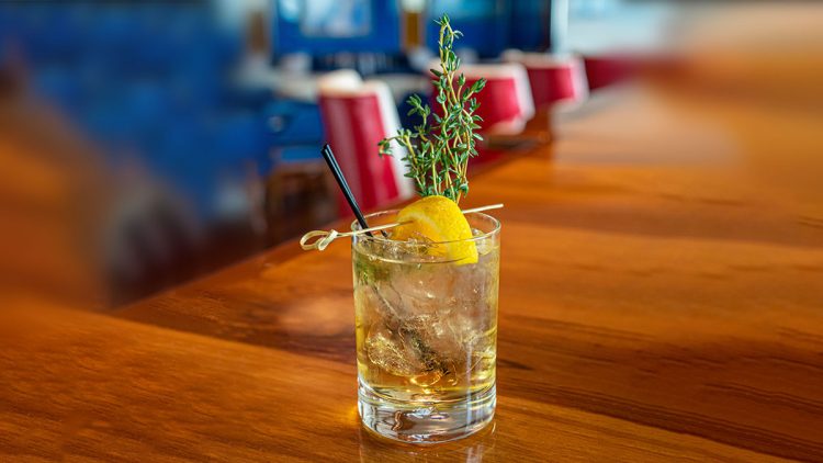 The Ball Drop cocktail