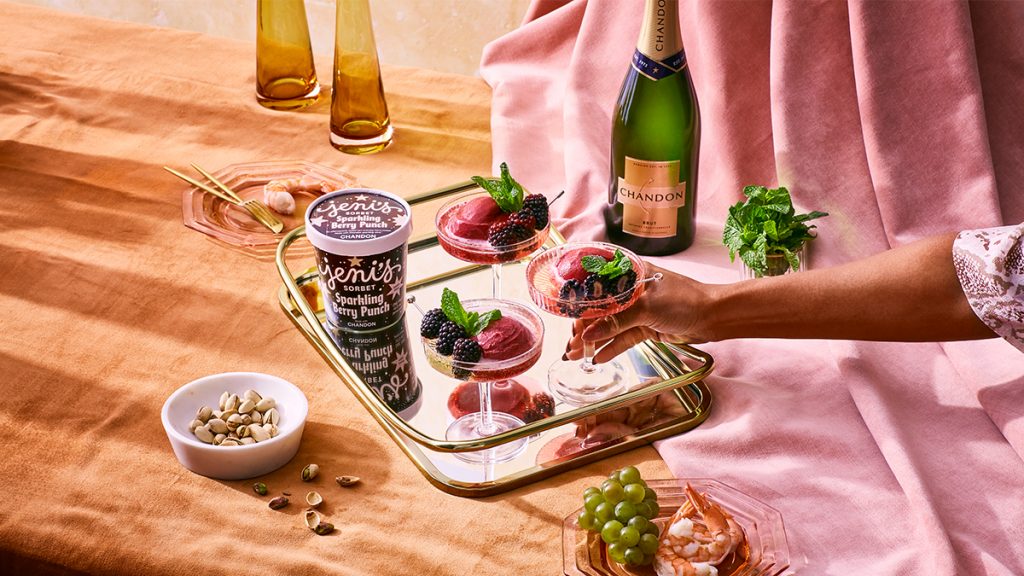 Sorbet cocktails by Chandon