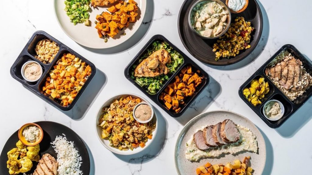 A table full of healthy meals
