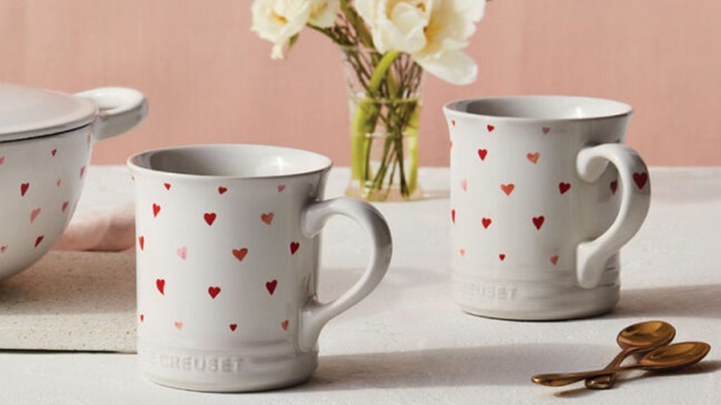 coffee mugs with hearts