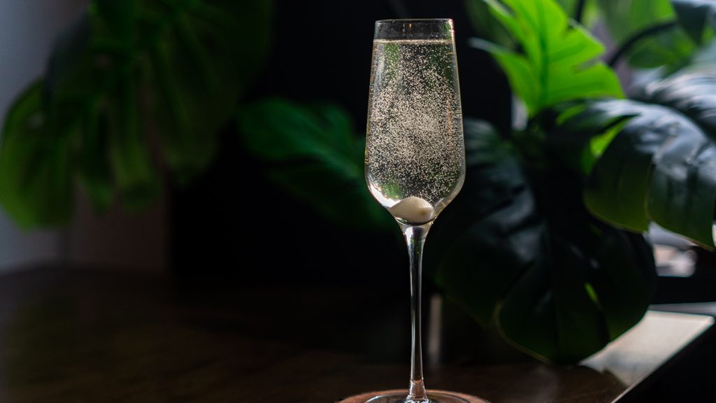 A champagne martini