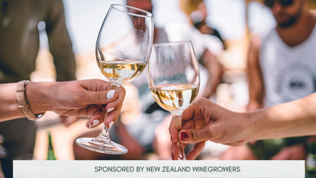Glasses of wine at a party