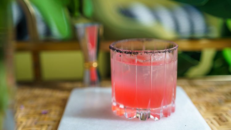 Mezcal watermelon marg